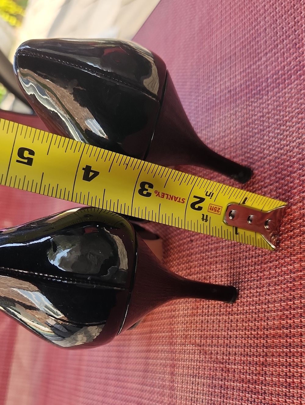 Salvatore Ferragamo Brown Patent Leather Bow Pumps - Picture 8 of 8